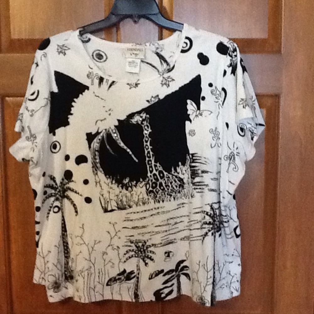 Essentials By Maggie Top Size 2x In Good Cond - image 2